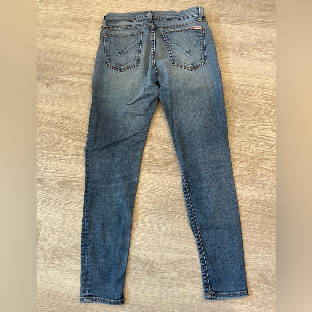 HUDSON Distressed Blue Ripped Skinny Jeans. Size 26W/28L - Picture 2 of 11